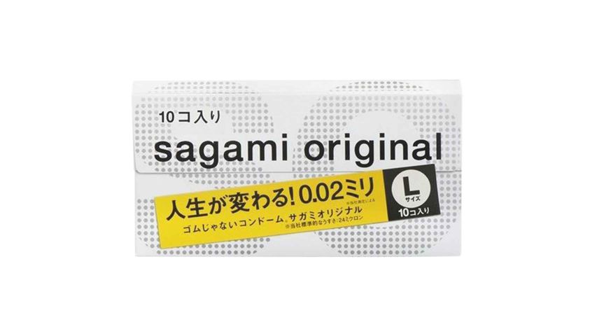 Sagami Original 0.02 L-size 58mm Polyurethane Condom 10pcs