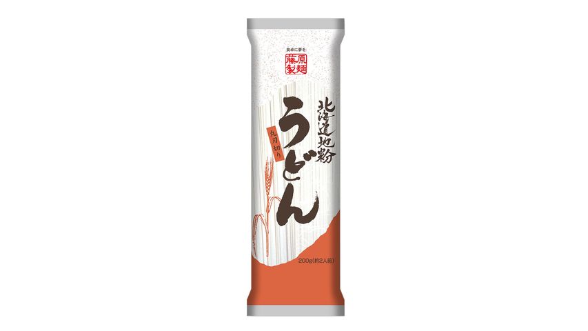 Fujiwara Seimen Udon Dry Noodles Using Hokkaido Flour 200g [Parallel Import]