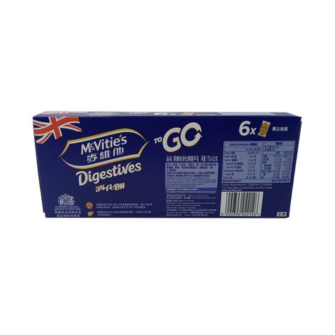 McVitie's Digestive To Go 176g 6 Portion Packs