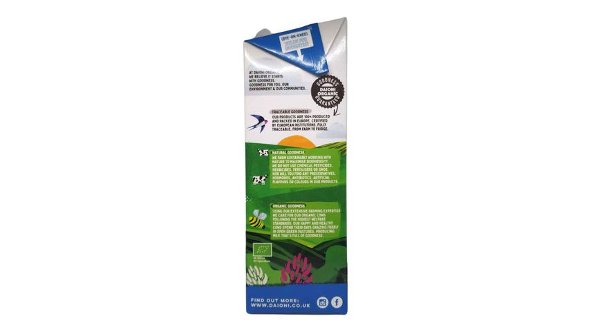 Daioni Netherlands Whole Milk UHT 1L
