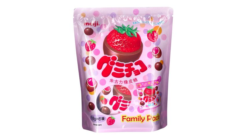 Meiji Strawberry Gummy Chocolate 108g