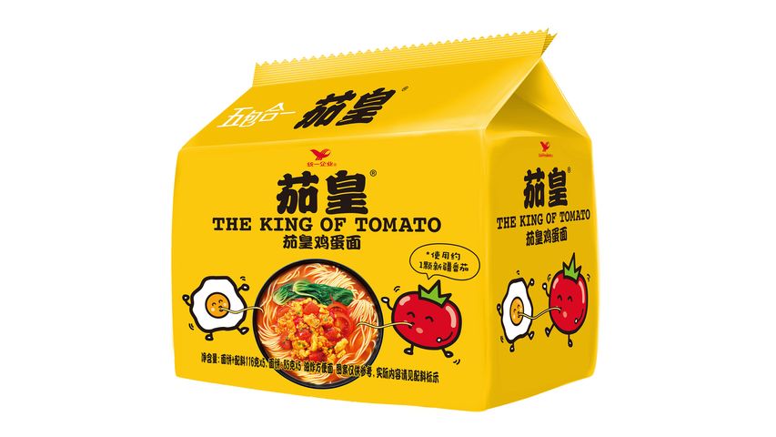 Uni-President Tomato Egg Noodles 116g x 5