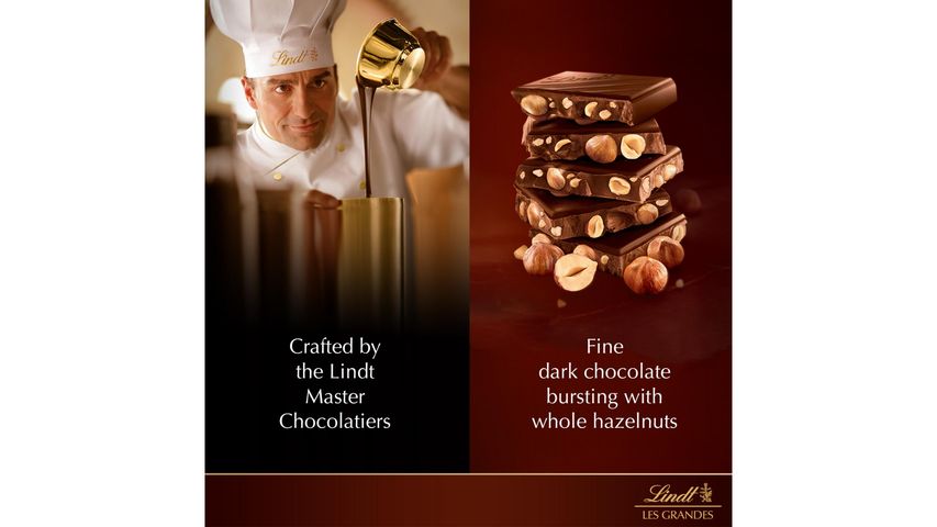 Lindt Les Grandes Dark Hazelnut 150g