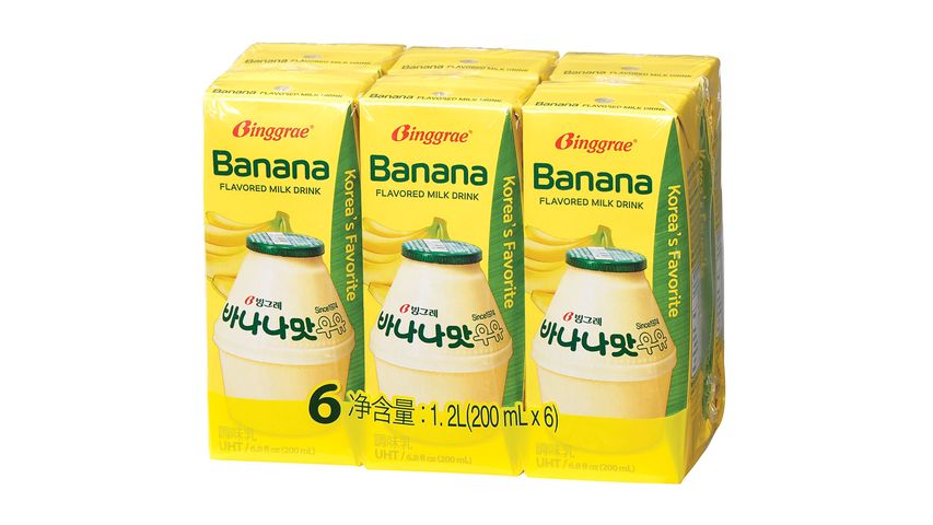 Binggrae Korea Banana Milk 200ml x 6