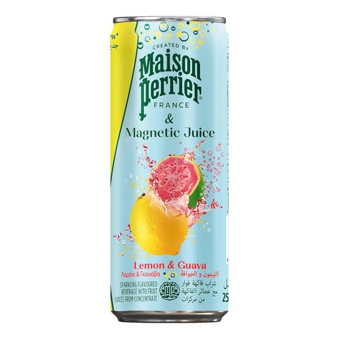 Perrier Magnetic Juice Lemon & Guava Can 4 x 250ml