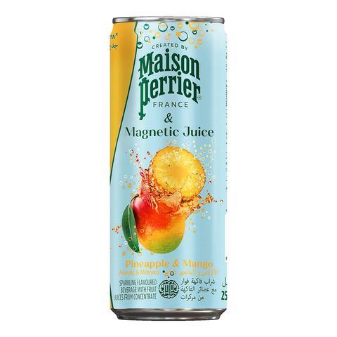 Perrier Magnetic Juice Pineapple & Mango Can 4 x 250ml