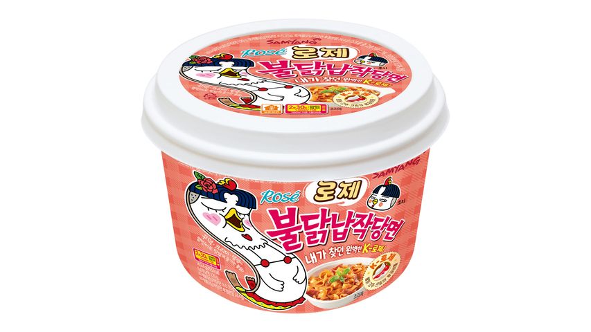 Samyang Hot Chicken Rose Potato Thick Noodle Big Bowl 169.4g