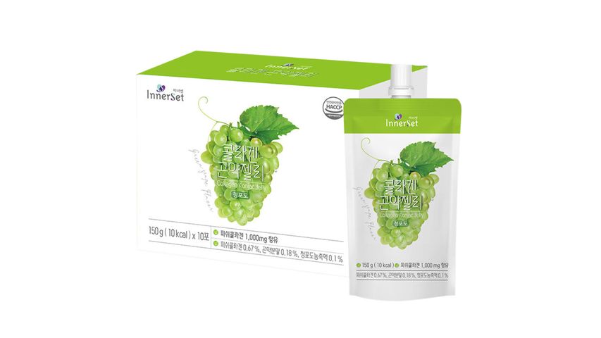 Innerset Slimming Collagen Beauty Konjac Jelly (Green Grape) 150g
