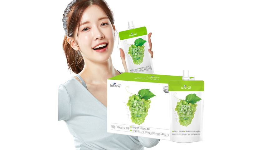 Innerset Slimming Collagen Beauty Konjac Jelly (Green Grape) 150g