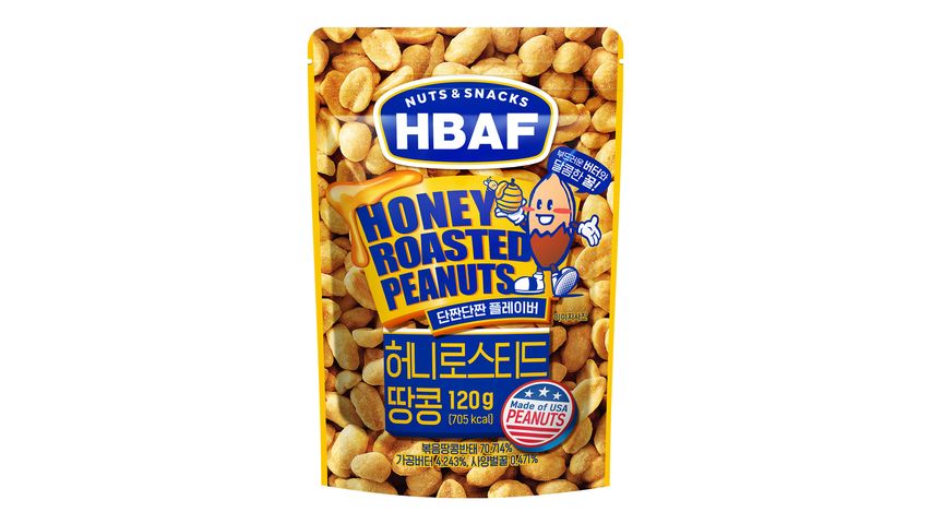 HBAF Honey Roasted Peanuts 120g
