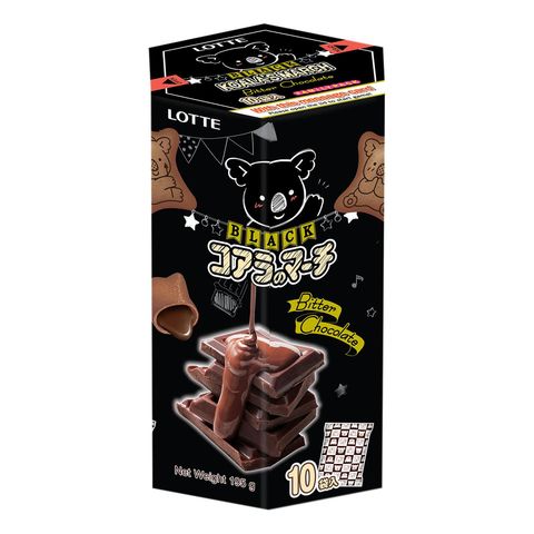 Lotte Black Koala's March Bitter Chocolate Biscuit Family Pack 195g