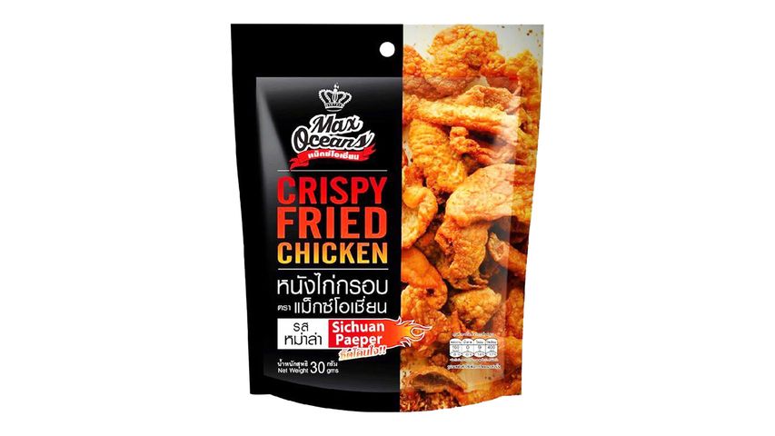 Max Ocean Crispy Chicken Skin Mala Flavor 30g