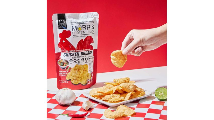 Morris Zero Carb Protein Chips Thai Spicy Sour Flavour 16g