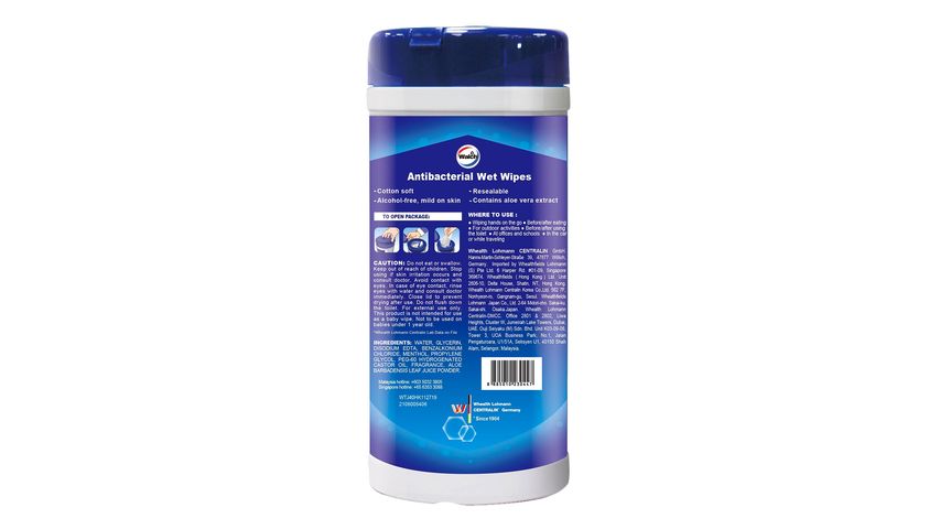 Walch Antibacterial Wet Wipes 40pcs