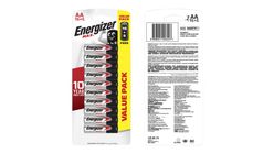 Energizer Max Alkaline Battery AA 20 Pieces
