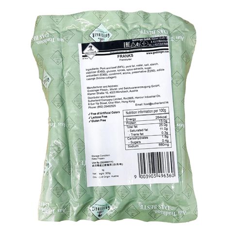 Greisinger Franks 300g