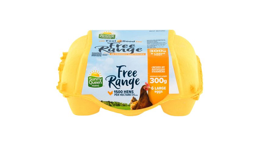 Sunny Queen - Free Range Egg L 6 pieces