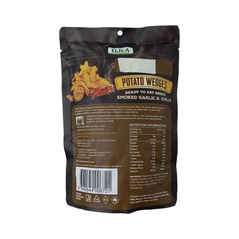 DJ&A Potato Wedges (Smoked Chilli Garlic) 100g