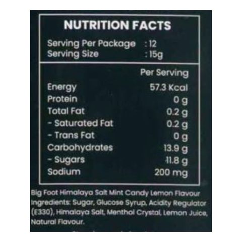 Himalaya Salt Mint Candy (Lemon) | 15 g