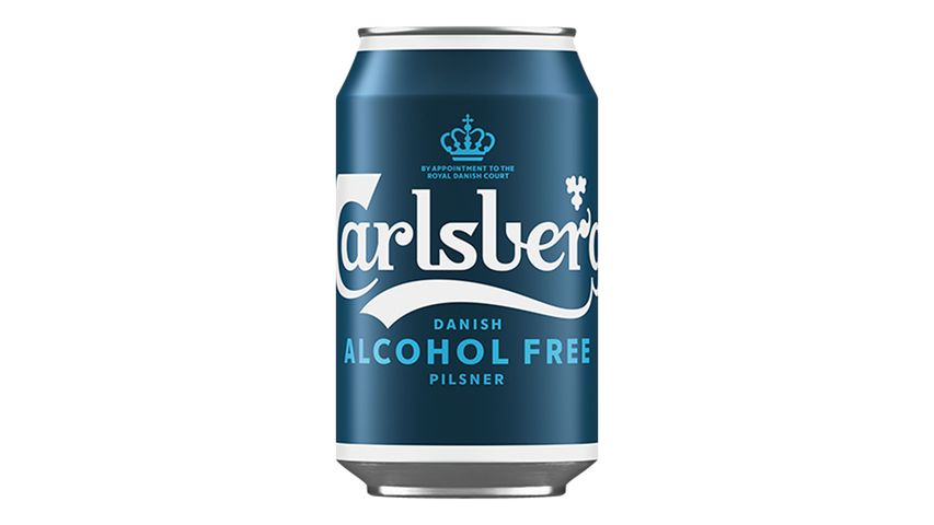 Carlsberg Pilsner Alcohol Free 0.0 Canned Beer 330ml x4