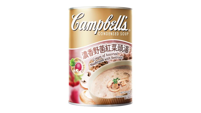 Campbell’s Cream of Assorted Mushroom with Truffle Flavour 290g (The new and old packaging will be shipped out randomly)