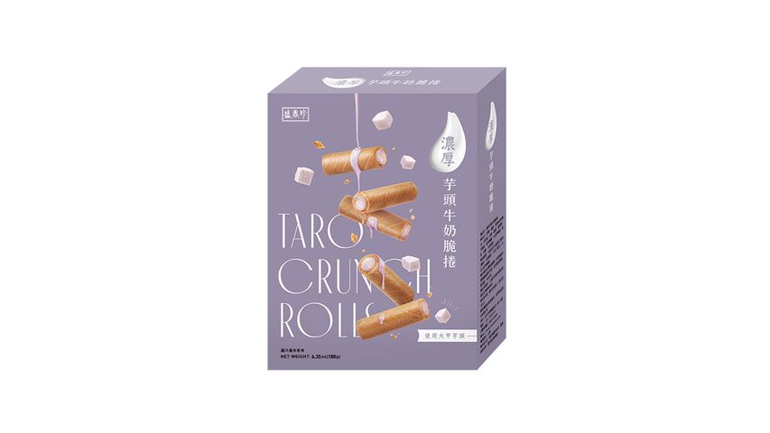 SHJ Taro Crunch Rolls 140g [Parallel Import]