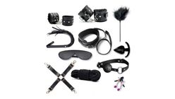 NPG SM Bondage 11pcs Set - Black 1pc 4570099400327