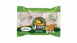 J.Farm Thailand Frozen Chicken Mid-Joint Wing 1kg 10106308