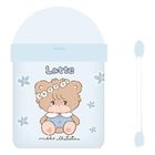 MINISO MIKKO Collection Paper Stick Colored Cotton Swabs 150 Counts (Latte) 1 Piece
