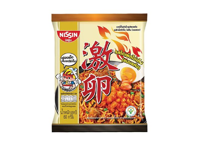 Nissin Instant Noodles Hot Chili Chicken Egg Flavour 60g