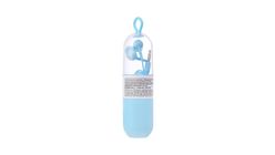Colorful Music Earphone Model No.:HF236 Light Blue 1pc 6941055163187