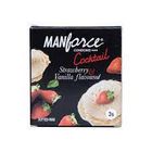 Manforce Cocktail Strawberry & Vanilla Flavored Dotted Condom 1 Packet