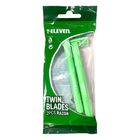 7-Eleven Twin Blades Razor 2 Pieces