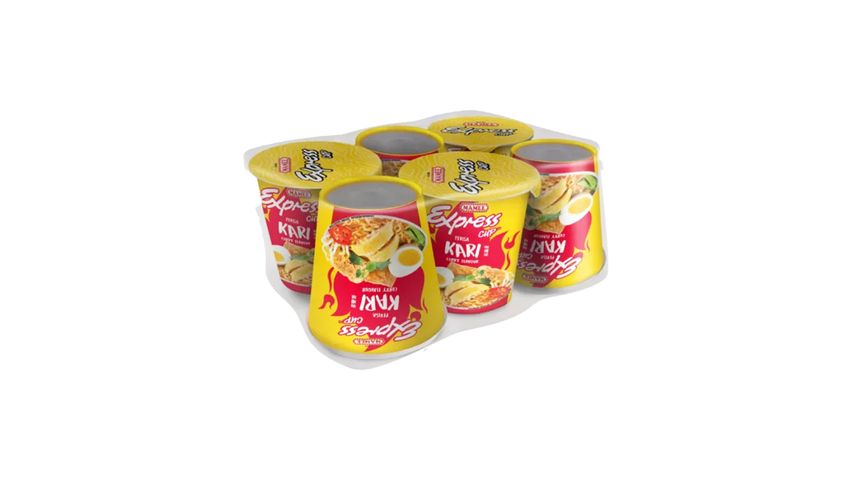 Mamee Express Cup Curry 6 x 63g