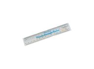 Ruler Plastic Half White (8 Inches) 1pc