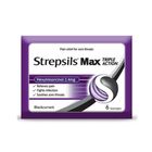 Strepsils Max Triple Action Lozenges - Blackcurrant Flavour 6 Pieces - L42813