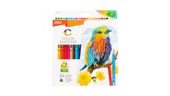 Deli Pencil Colours (24pcs) 1 Pack