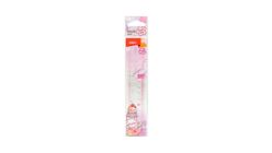 Deli Ruler Plastic Transparent (6 Inches x 15cm) 1pc
