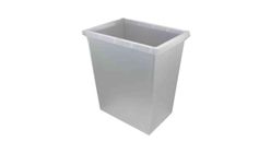 UEW Transparent Waste Paper Bin 1pc