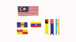 Flag Malaysia (3 Inches x 6 Inches) 1pc