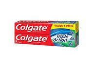 Colgate Triple Action Original Mint Toothpaste Value Pack 2 x 175g