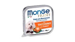 Monge Fresh Dog Turkey Tray 100g