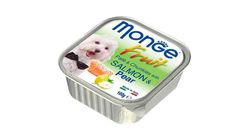 Monge Fruit Dog Salmon & Pear Tray 100g