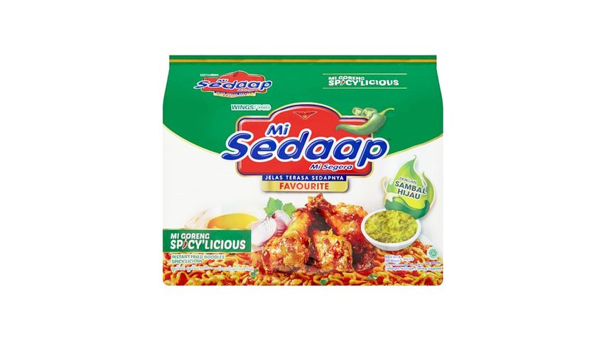 Mi Sedaap Goreng Spicylicious Noodles 5 x 86g