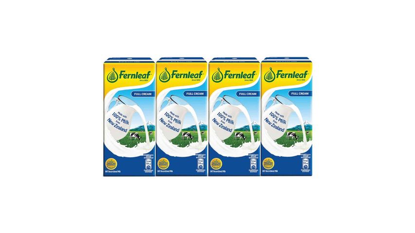 Fernleaf UHT Full Cream Milk | 4 x 200 ml