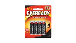 Eveready Battery Super Heavy Duty AA (Pack) | 4 pcs