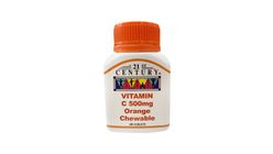 21st Century Vitamin C 500mg Chewable | 60 片