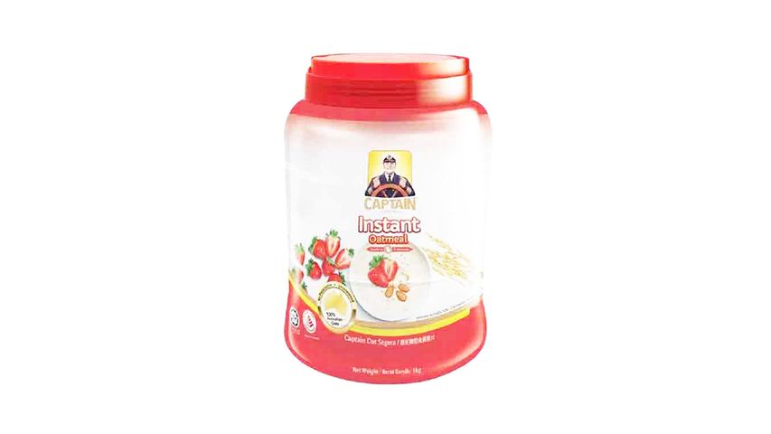 Captain Oats Instants Oatmeal Jar 1kg