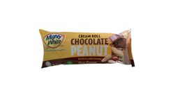 Mighty White Cream Roll Chocolate Peanut 50g
