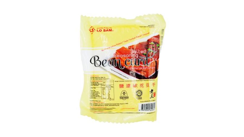 Lo Sam Salted Seasoning Bean Curd (Vegetarian) 400g